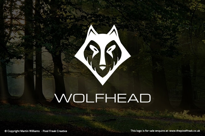 Wolf Head Logo For Sale