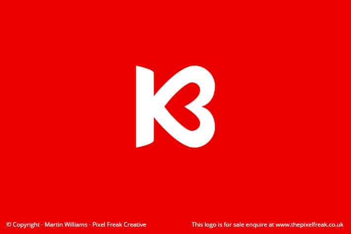 KB Logo With Heart Shape