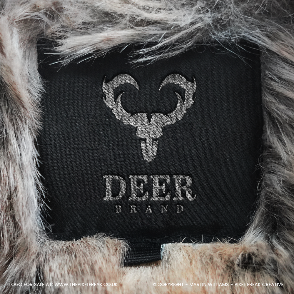 Organic Deer Brand Logo Concept