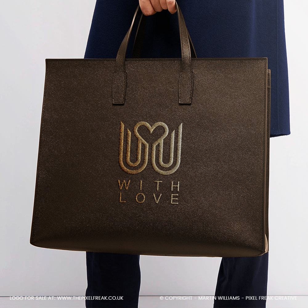 W logo design concept