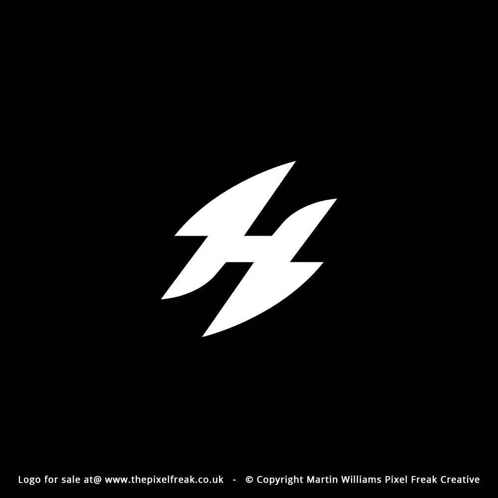 Abstract Letter H Logo Design