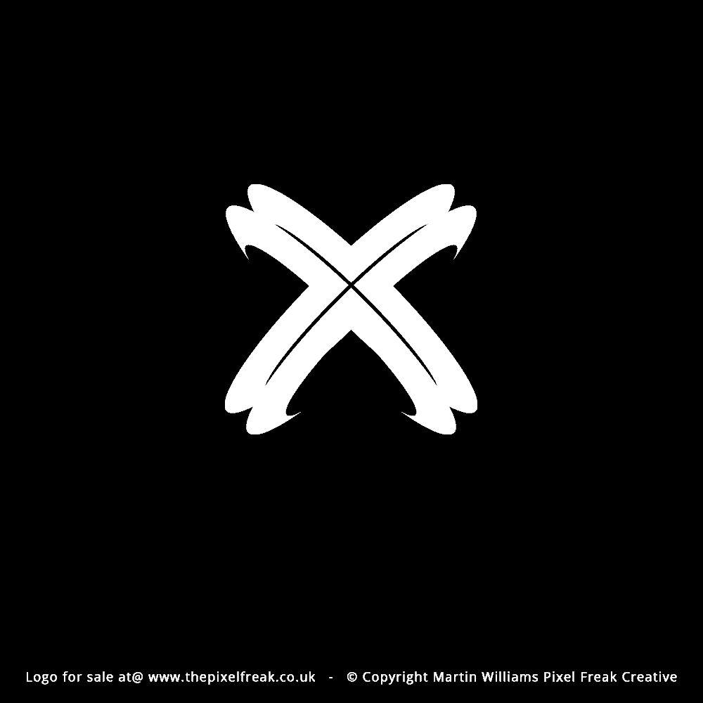 Abstract Letter X Logo Design