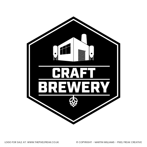 Micro Brewery Logo Design for Sale Ready to Buy Brewery Emblem