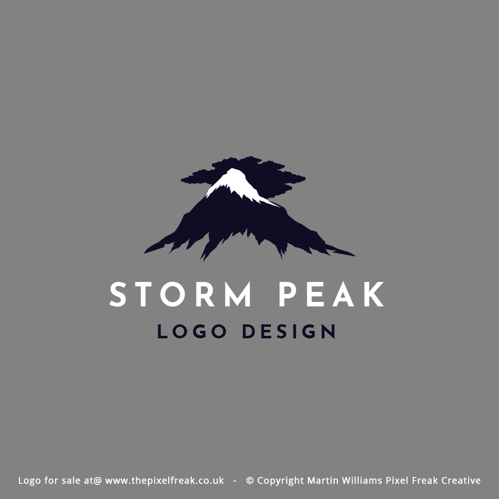 Storm Peak Logo Design