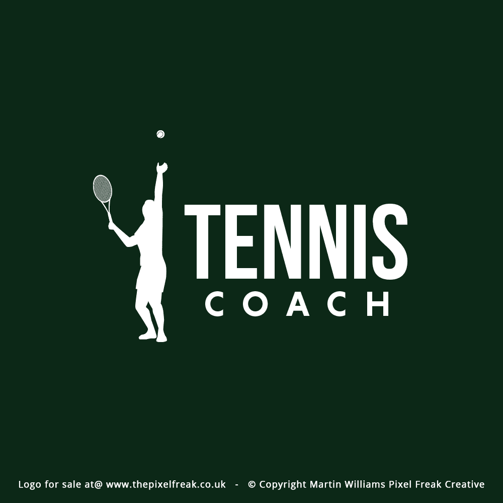 Tennis Coach Logo Design