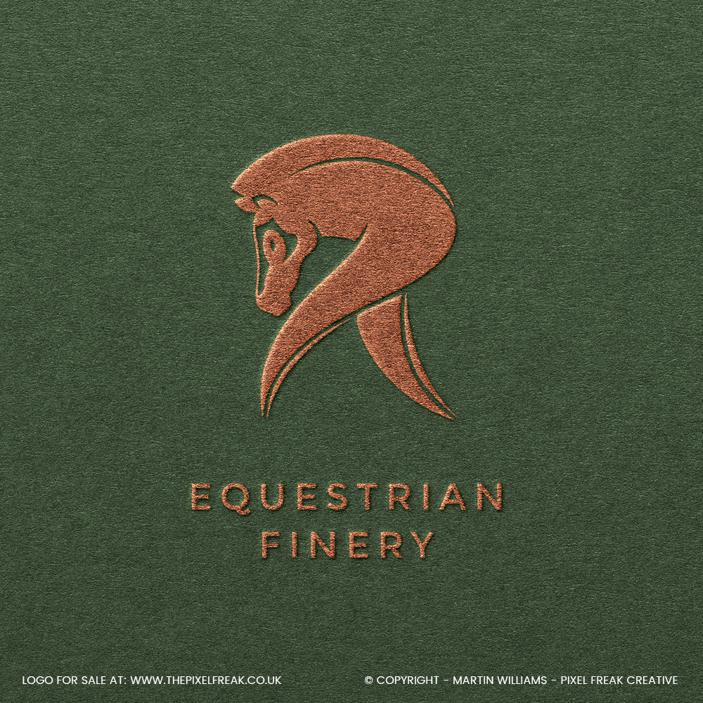 abstract horse logo