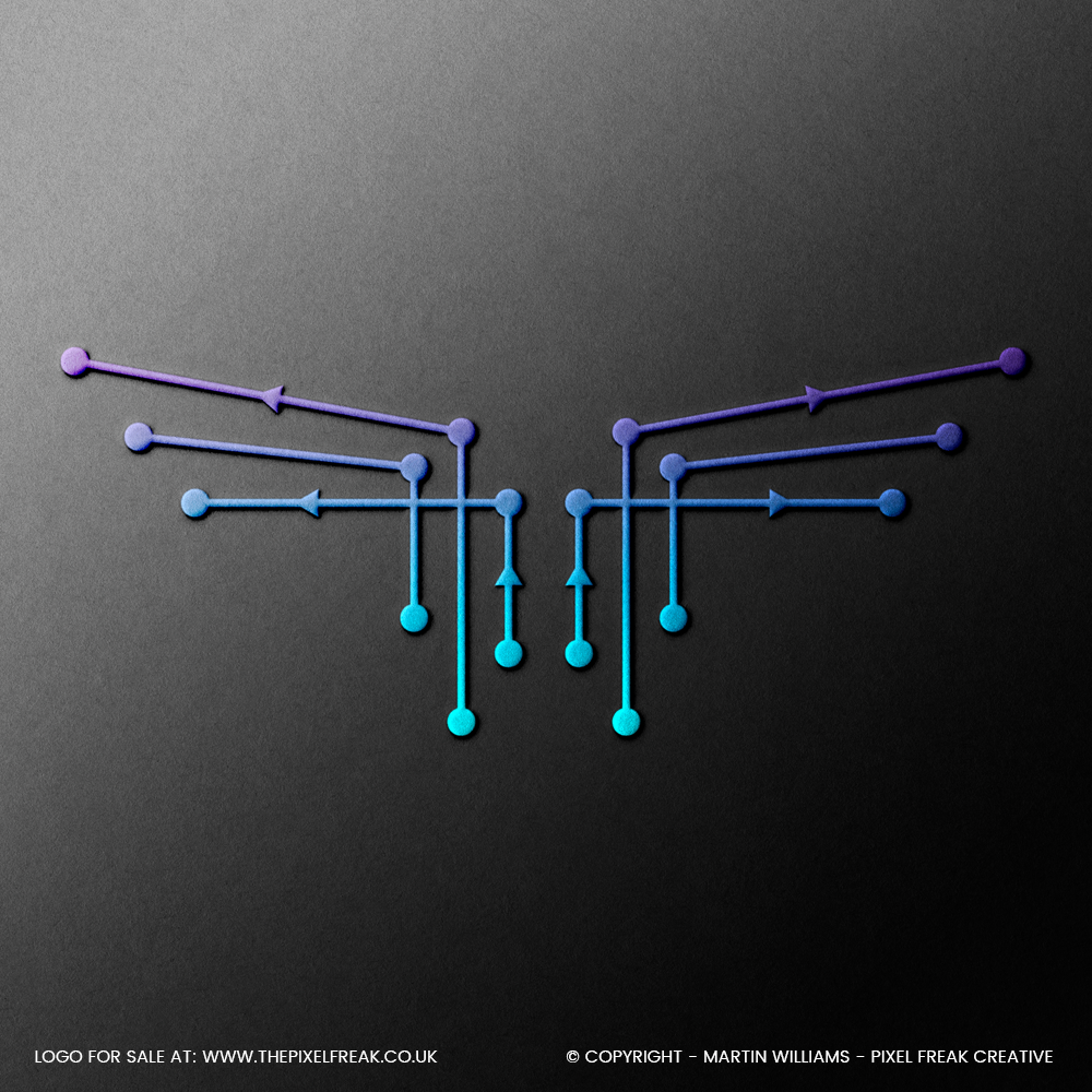 logo concept for communications brand