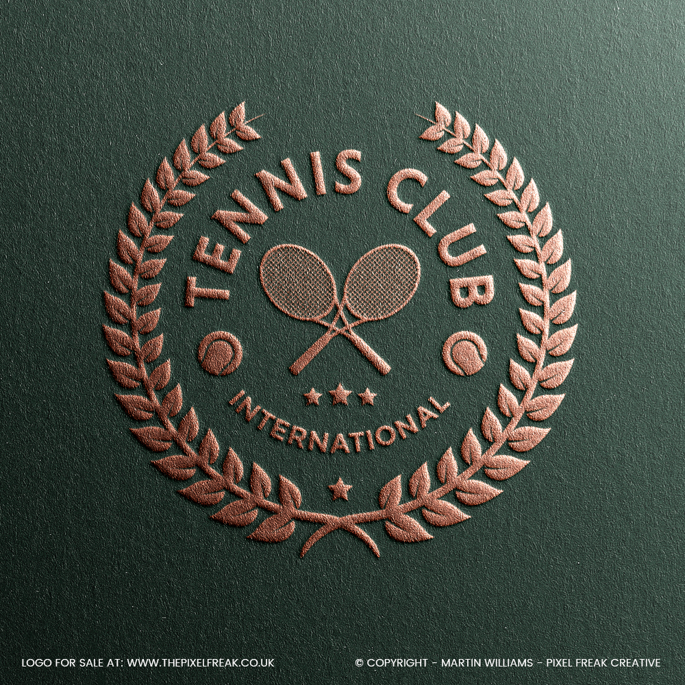 logo design for a local tennis club