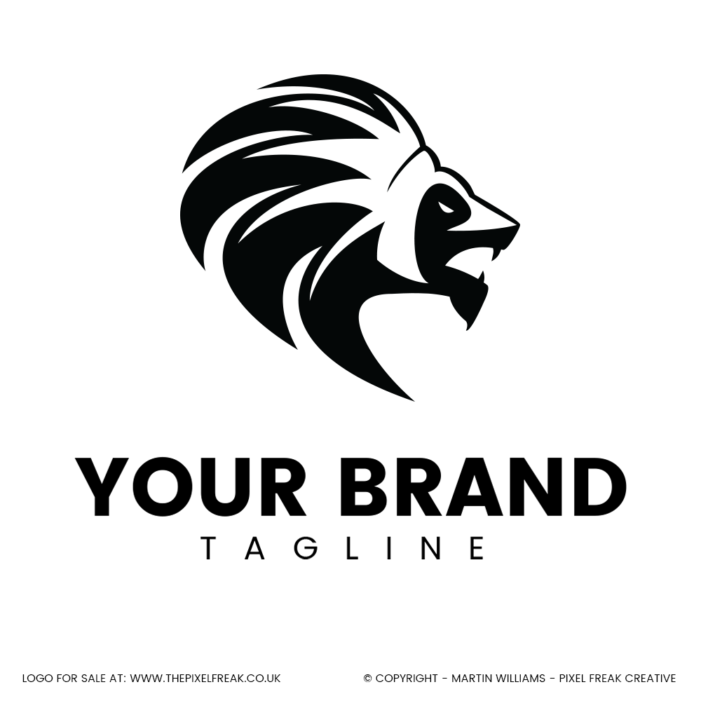 lion logo concepts available to buy