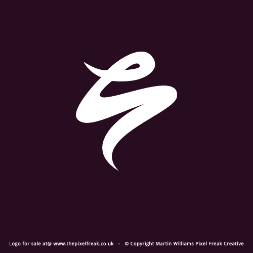 Squiggle Letter S Logo Design